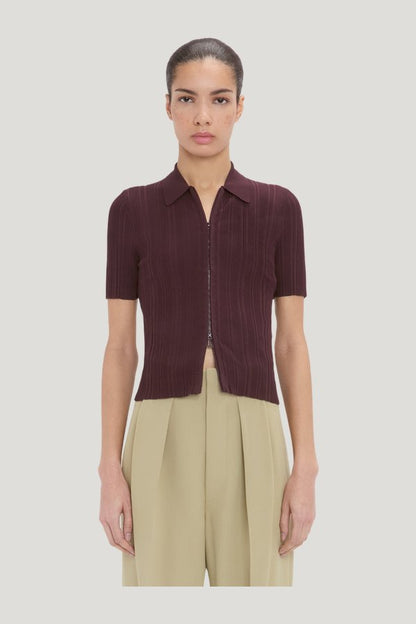 Ribbed Polo Top — carry 3