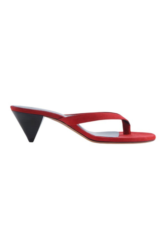 Rooty Sandal Red Nubuck Leather — packshot