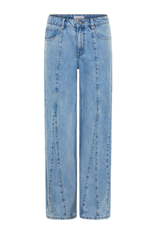 Roy Mid Rise Wide Leg Denim Jeans - Classic — packshot
