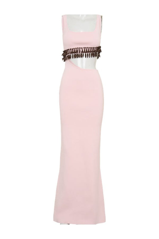 Ruvic Knit Maxi Beaded Dress - Baby — packshot