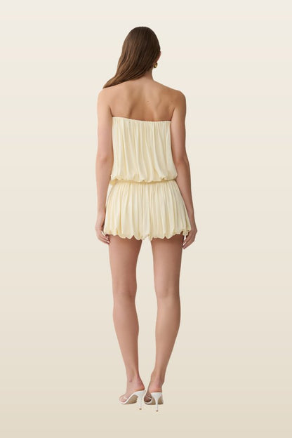 Safiya Strapless Gathered Bubble Mini Dress — carry 4