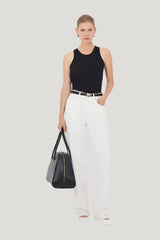 SAMUR LDS Organic denim boyfriend jeans — model front