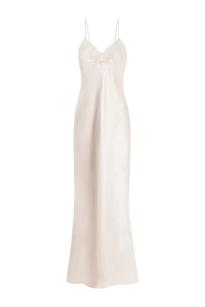 Satin Lace Detail Camisole Maxi Dress — packshot