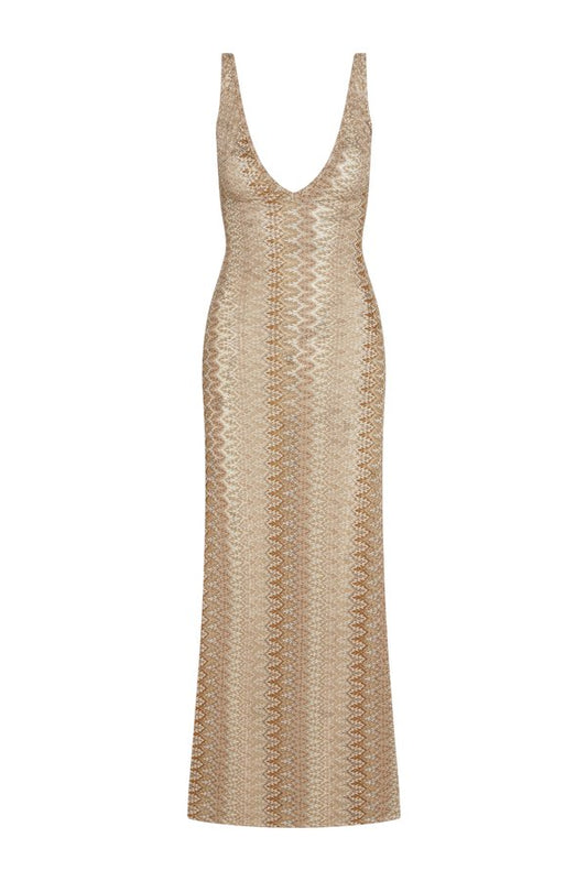 Sayulita Dress - Porto Cervo Gold — packshot
