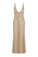 Sayulita Dress - Porto Cervo Gold — packshot