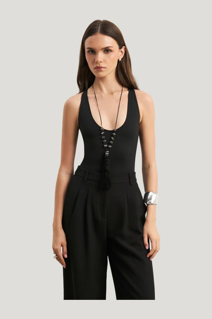 Scoop Neck Racer Bodysuit — carry 3
