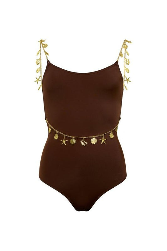 Scorpios Swimsuit (Chestnut) — packshot