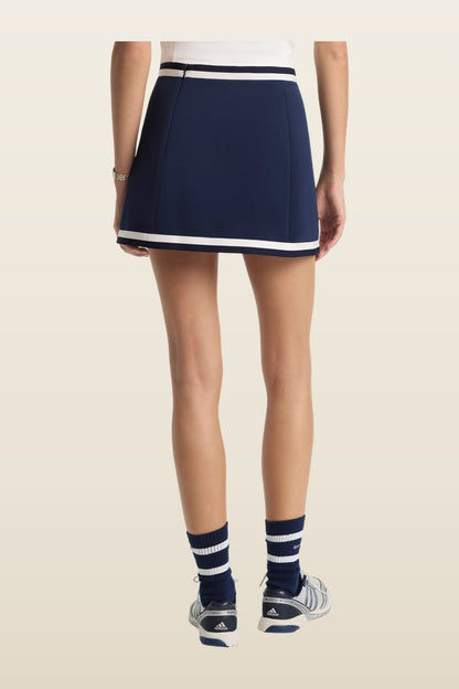 Serif Logo Mila Skirt — model back