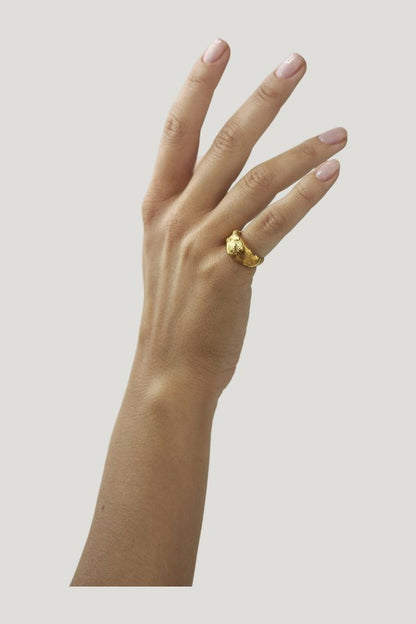 Signet Ring Gold — extra