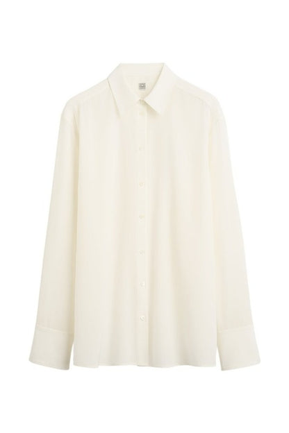 Silk crepe shirt — packshot