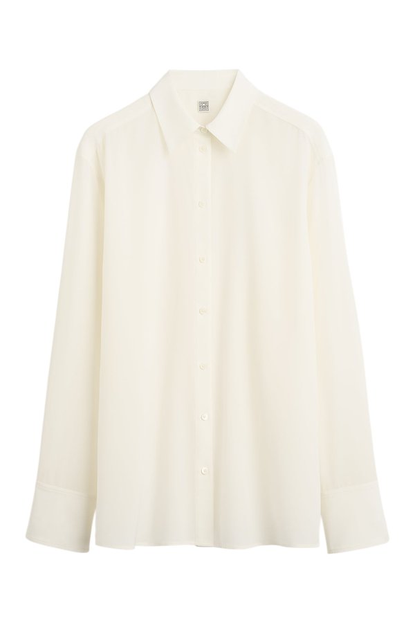 Silk crepe shirt — packshot