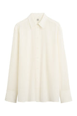 Silk crepe shirt — packshot