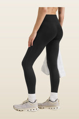 SkinLuxe No Front Seam Legging - Shadow — model back