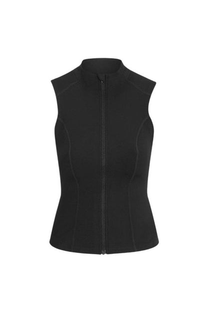 SkinLuxe Sleeveless Zip Through Running Top — packshot