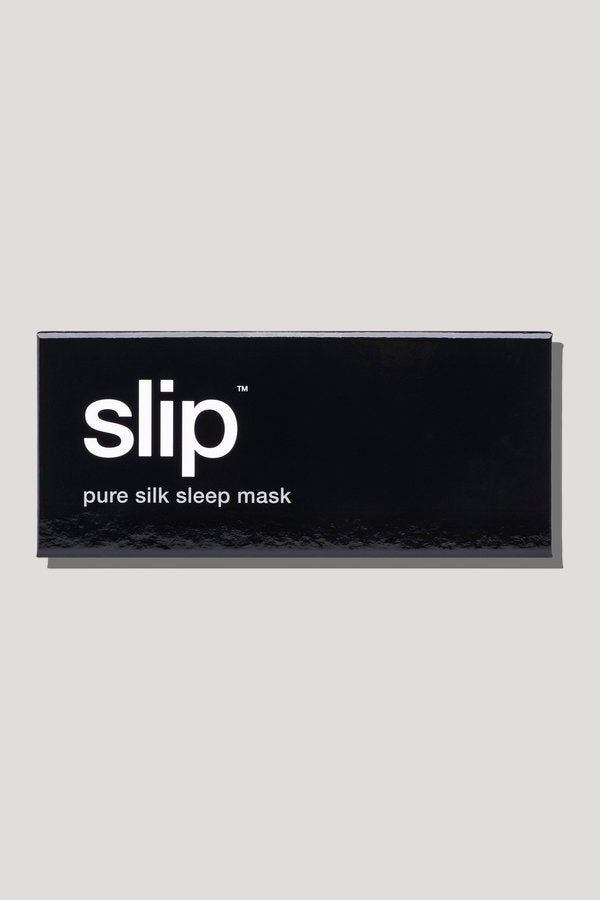 Black Sleep Mask — model side