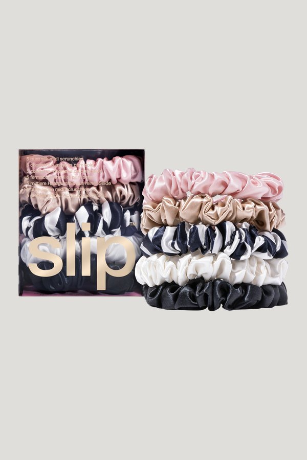 Multi Midi Scrunchies — model front