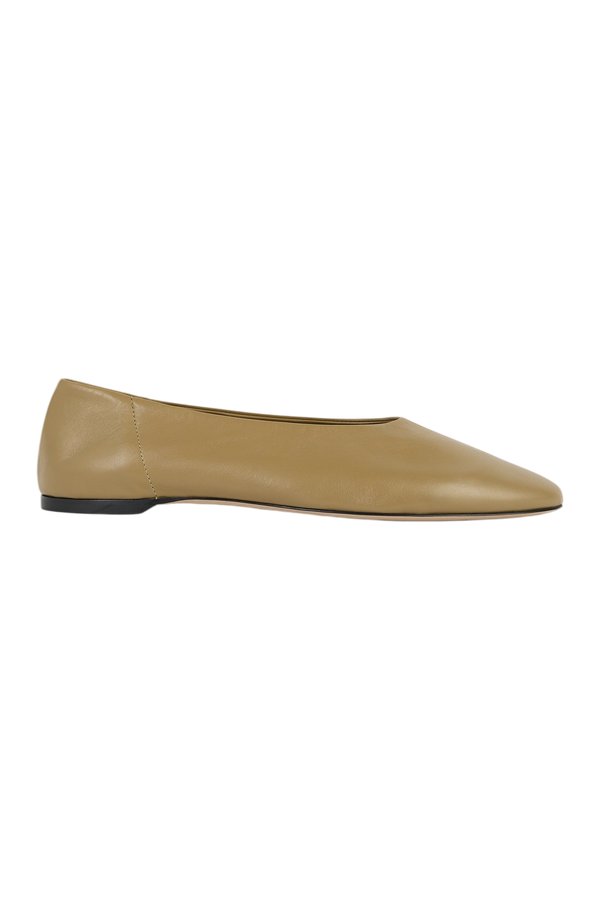 Slip nappa ballerinas desert — packshot