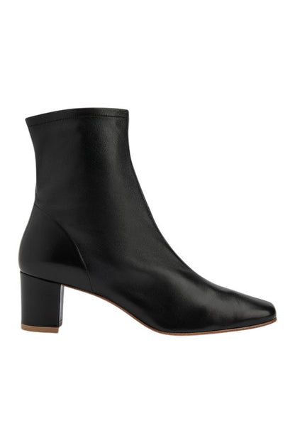 Sofia Black Leather Ankle Boot — packshot
