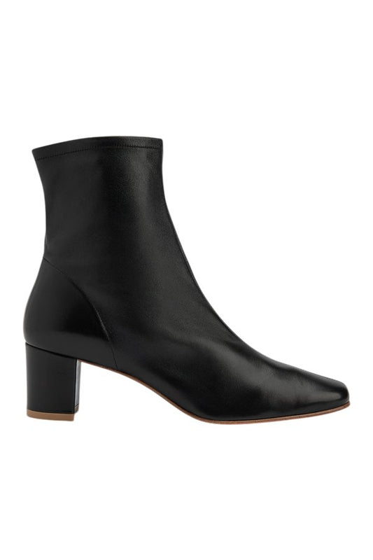 Sofia Black Leather Ankle Boot — packshot