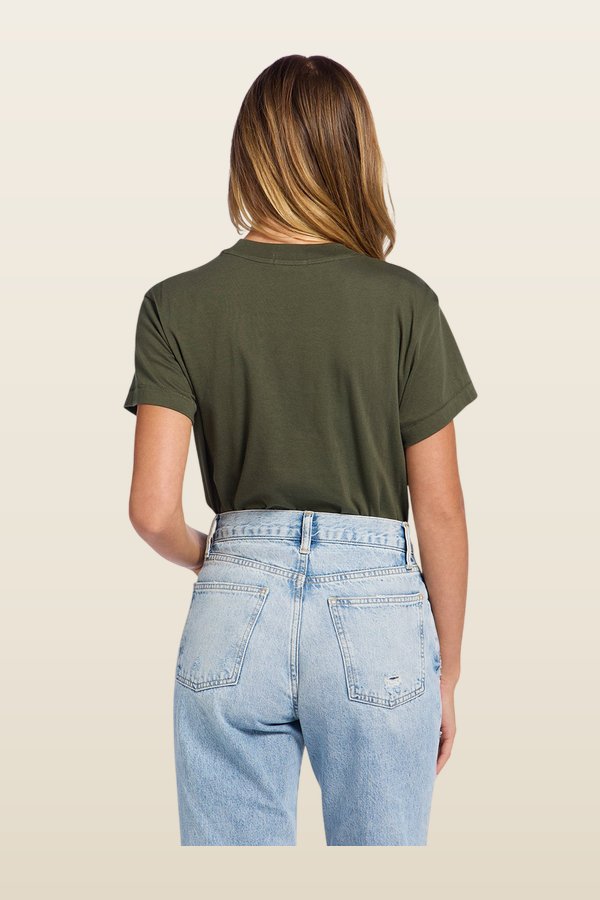Soft Cotton Everyday T-Shirt Bodysuit | Darkest — carry 4