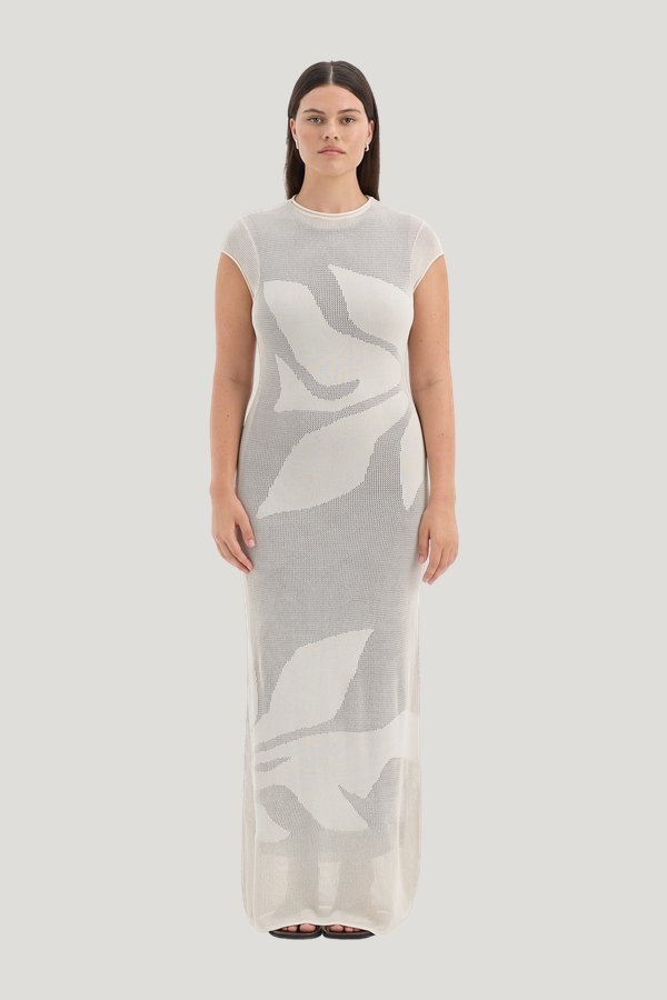 Solange Midi Dress — model front