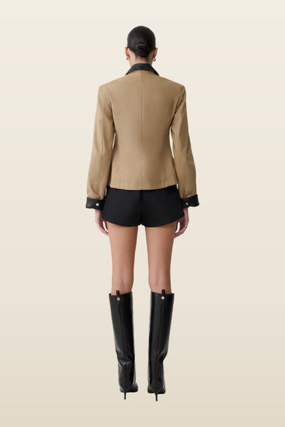 Solange Zip Up Collared Jacket — carry 4