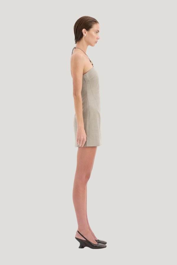 Solene Halter Mini Dress — carry 3