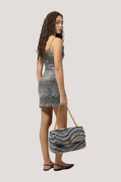 Space-dye viscose mini dress — carry 3