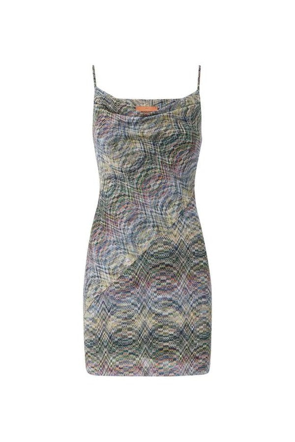 Space-dye viscose mini dress — packshot