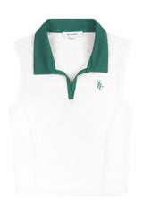 SRC Sports Polo Vest - White/Alpine — packshot