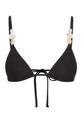 Stone Strap Triangle Top (Faux Suede — packshot