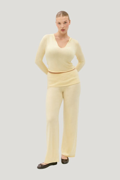 Storm Knit Pants — model front
