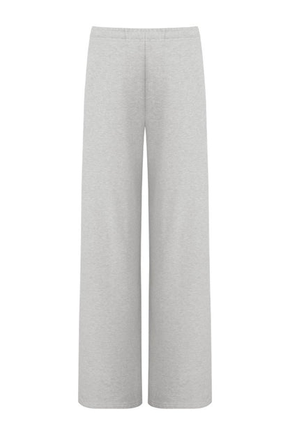 Straight Leg Sweatpants | Snow Marle — packshot