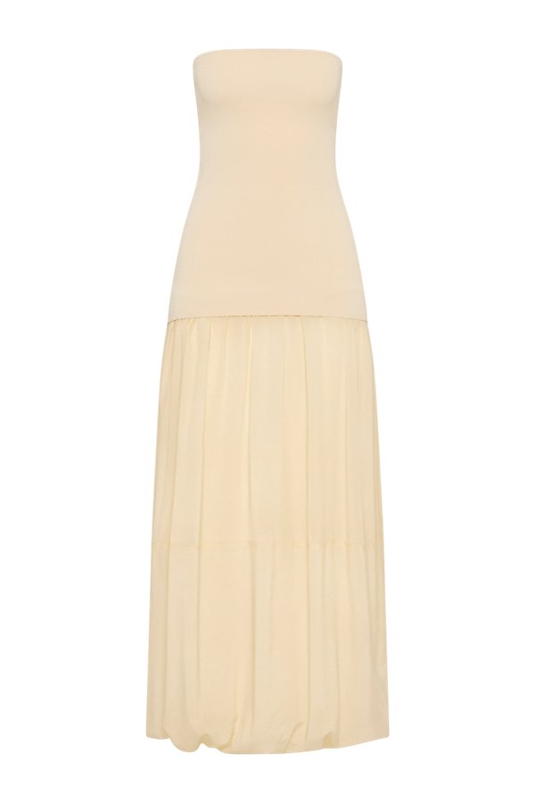 Strapless Balloon Hem Dress — packshot
