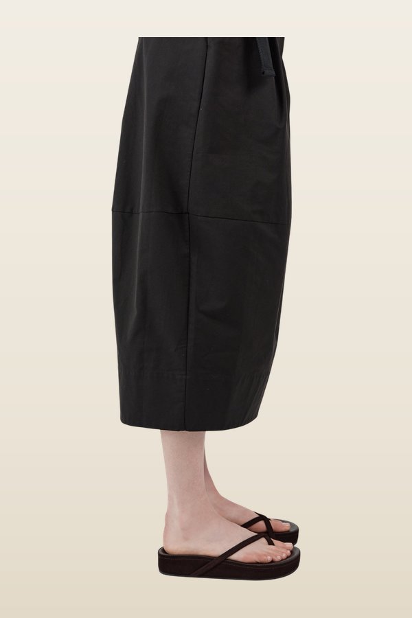 Suede Cross Strap Flatform - Coffee — model back