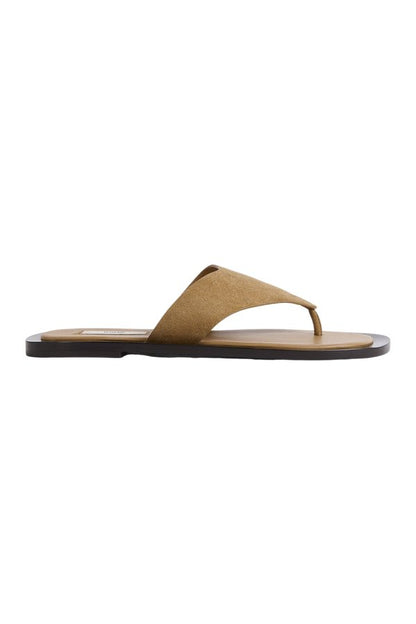 T-bar suede sandals desert — packshot