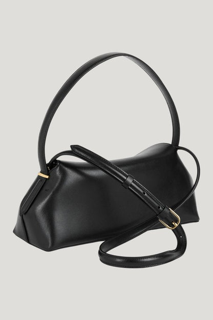 T-lock leather shoulder — model front