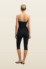 Tailored Capri Leggings — model back