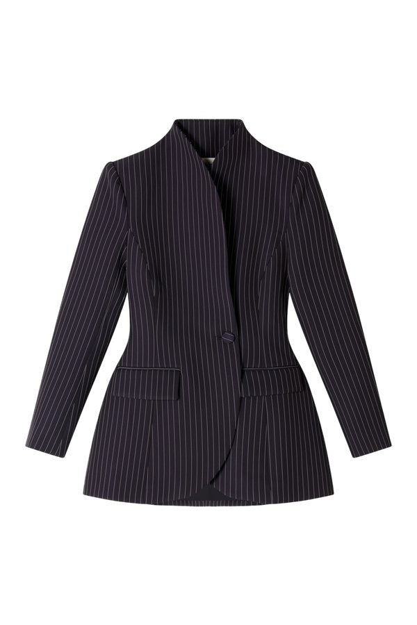 Tailored Pinstripe Blazer — packshot