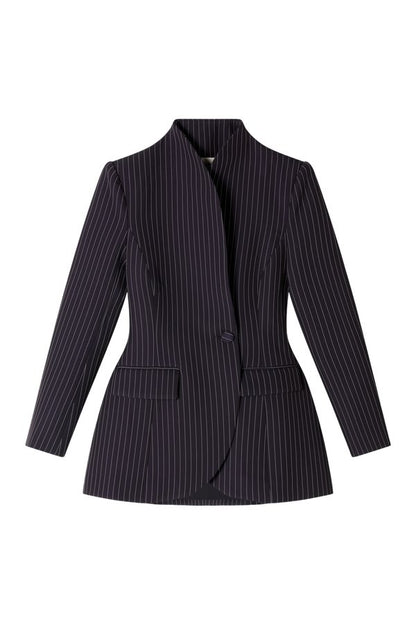 Tailored Pinstripe Blazer — packshot