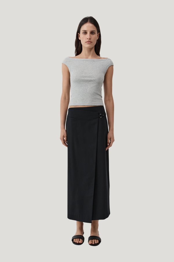 Tailored Wrap Skirt — carry 2