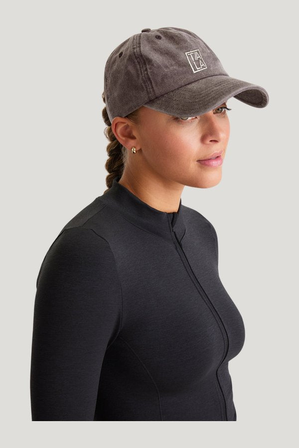 Tala Logo Embroidered Cap - Americano — model front