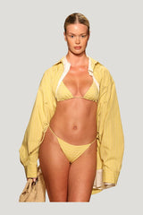 Taormina Top - Meyer Stripe — model front