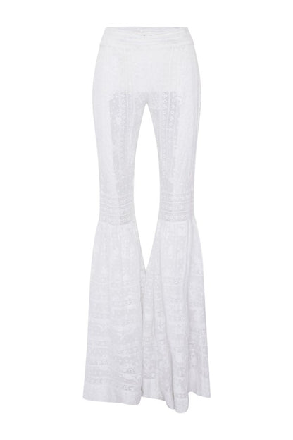 Tevla Cotton Victorian Bell Bottom Pant — packshot