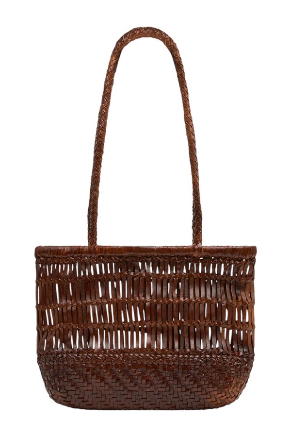 Textured Petit Bagu - Chestnut — packshot