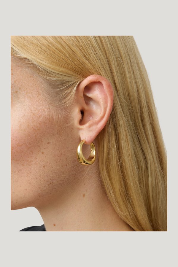 The Andrea Earrings — model front