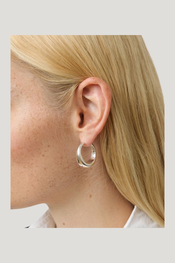 The Andrea Earrings — model front