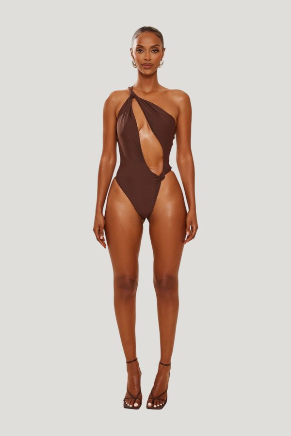 The Asymmetric Knot Detail Swimsuit — carry 2