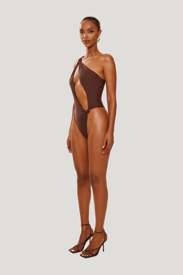 The Asymmetric Knot Detail Swimsuit — carry 3
