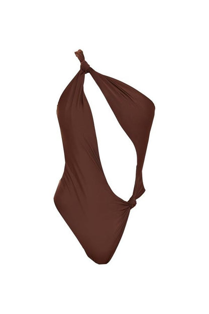 The Asymmetric Knot Detail Swimsuit — packshot